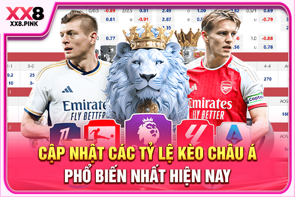 Cập nhật các tỷ lệ kèo châu Á phổ biến nhất hiện nay