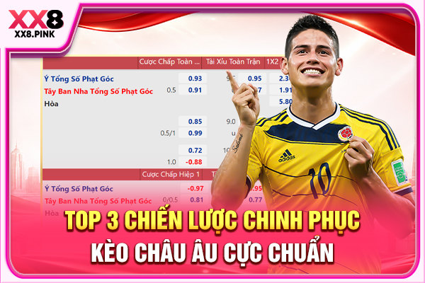 Top 3 chiến lược chinh phục kèo châu Âu cực chuẩn